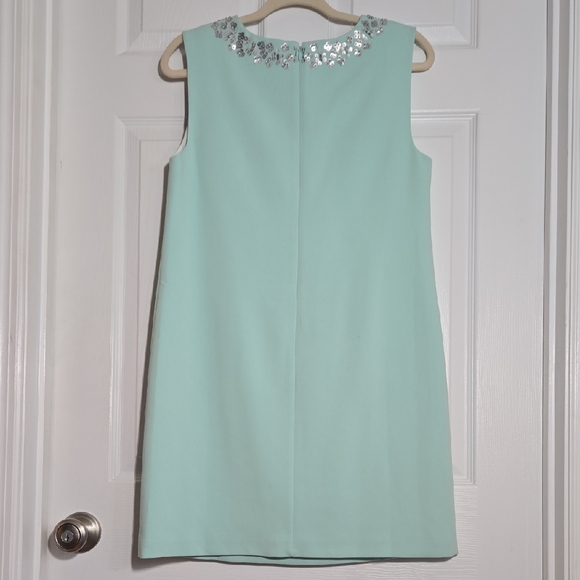 Vineyard Vines Mint Green Embellished Mini Dress Size 4 - Picture 6 of 7